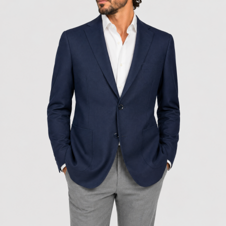 Blazer Navy due bottoni