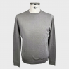 Pullover girocollo extrafine lino e cotone