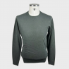 Pullover girocollo extrafine lino e cotone
