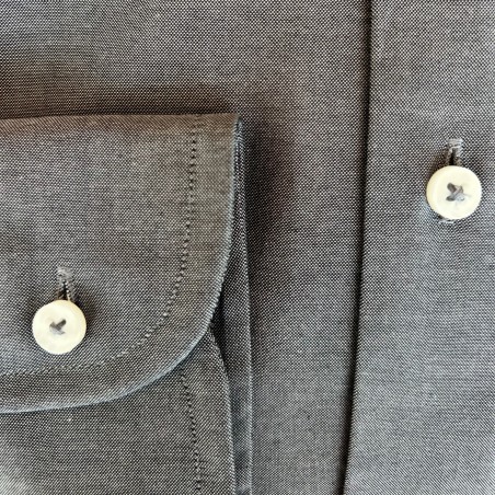 Camicia cotton stretch collo francese - slim fit