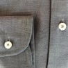Camicia cotton stretch collo francese - slim fit