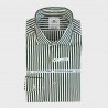 Camicia a righe slim fit  - collo francese