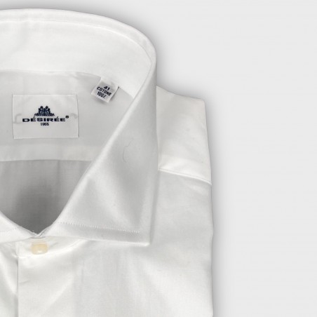 Camicia bianca - regualr fit - collo francese