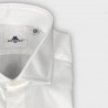 Camicia bianca - regualr fit - collo francese