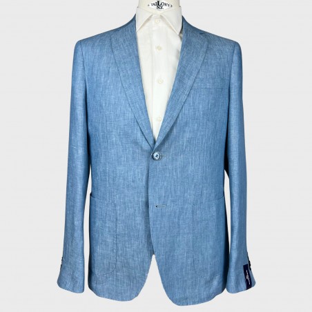 Abito monopetto puro lino - slim fit