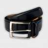 Cintura in vera pelle con fibbia classica - Made in Italy